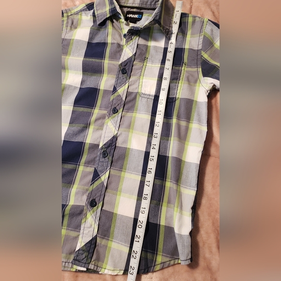 Tony Hawk Plaid Short Sleeve Shirt - Picture 5 of 6
